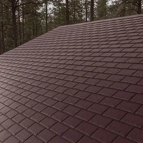 Synthetic Slate Roof Installation